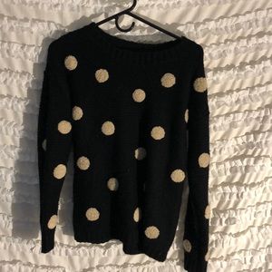 adorable polka dot sweater